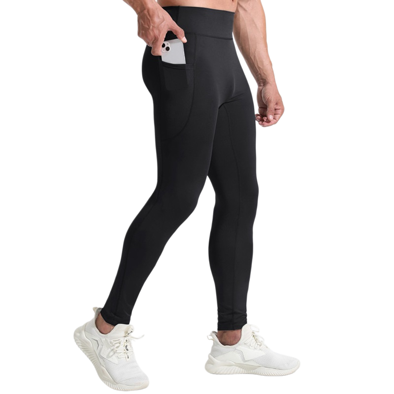 Men High Waist Compression Lon - огляд і ціна Compression Long Pant