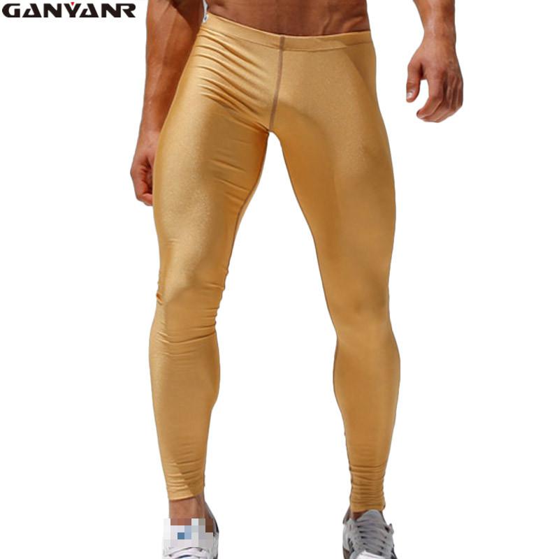 GANYANR Running Tights Men Com - огляд і ціна Compression Long Pant