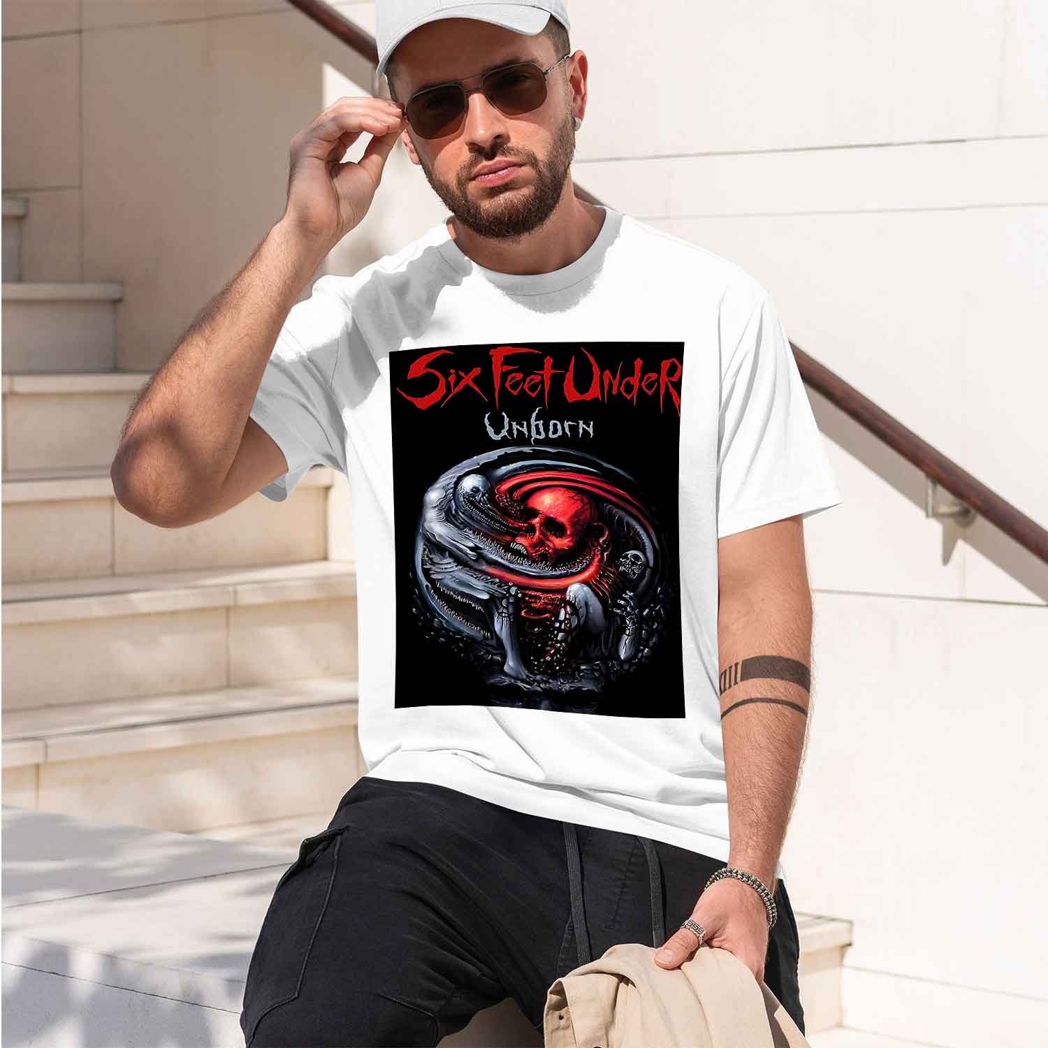Six Feet Under – Unborn back 2 - огляд і ціна Undershirt Crew Neck