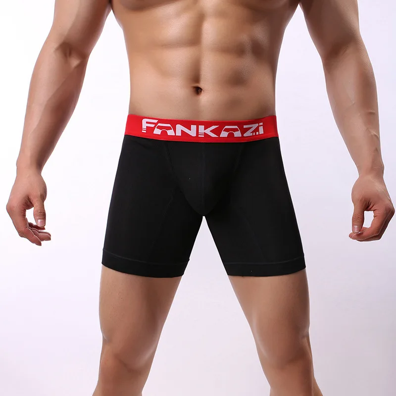 Men's Bulge Boxy Underwear Cot - огляд і ціна Long Leg Trunk Men