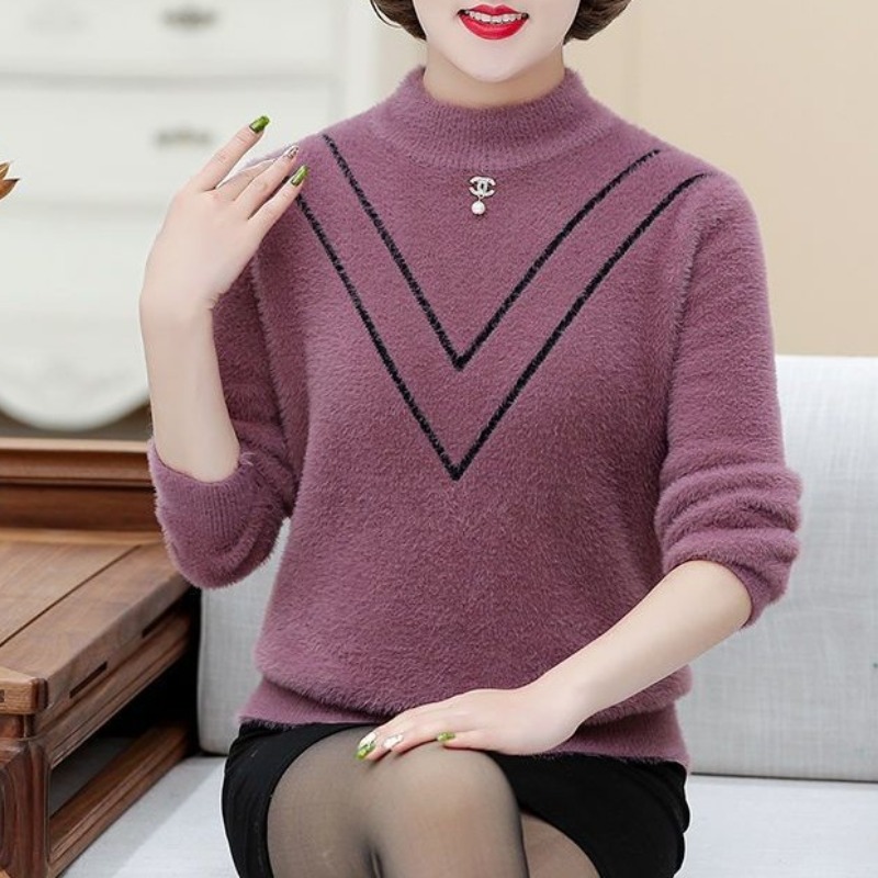 Women's Autumn Winter Solid Fl - огляд і ціна Undershirt Crew Neck